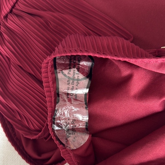 Time and tru Burgundy High-Waisted Bikini Bottoms size 3x NWT🍀 - Picture 6 of 6